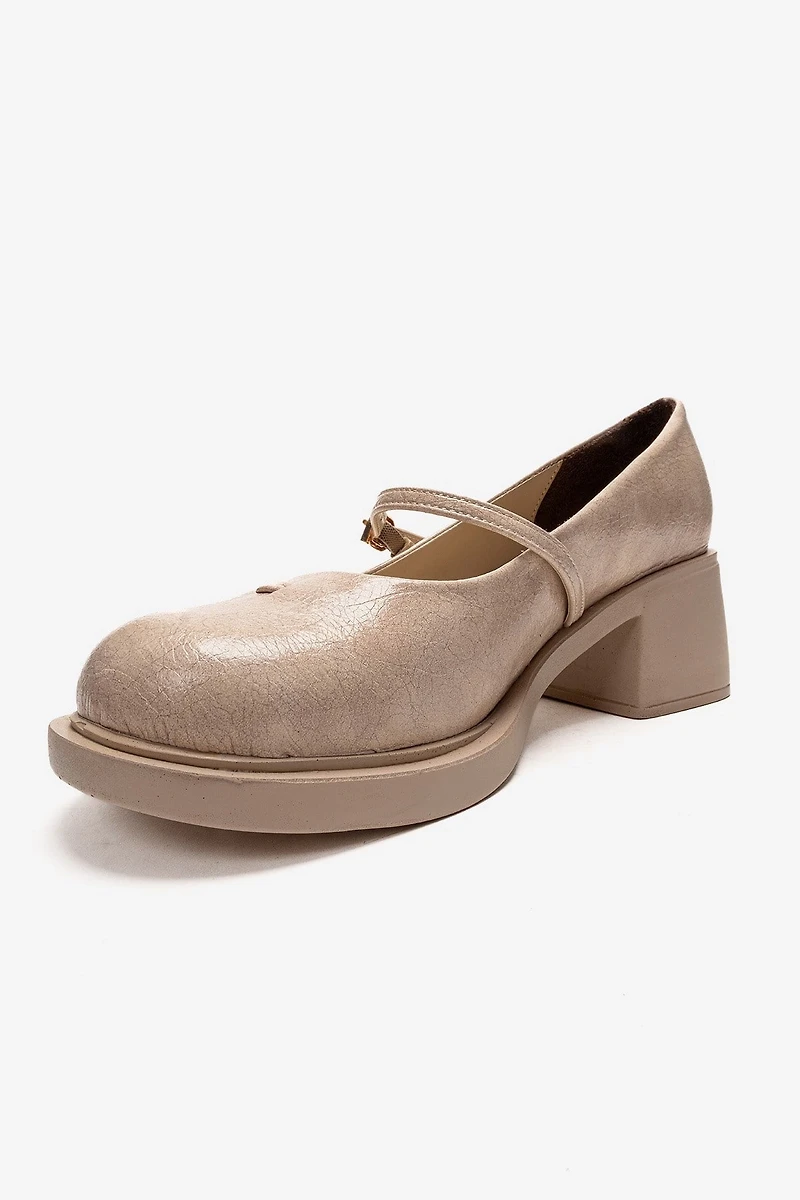 Prologue Shoes Womens Luanda Block Heel Mary Jane