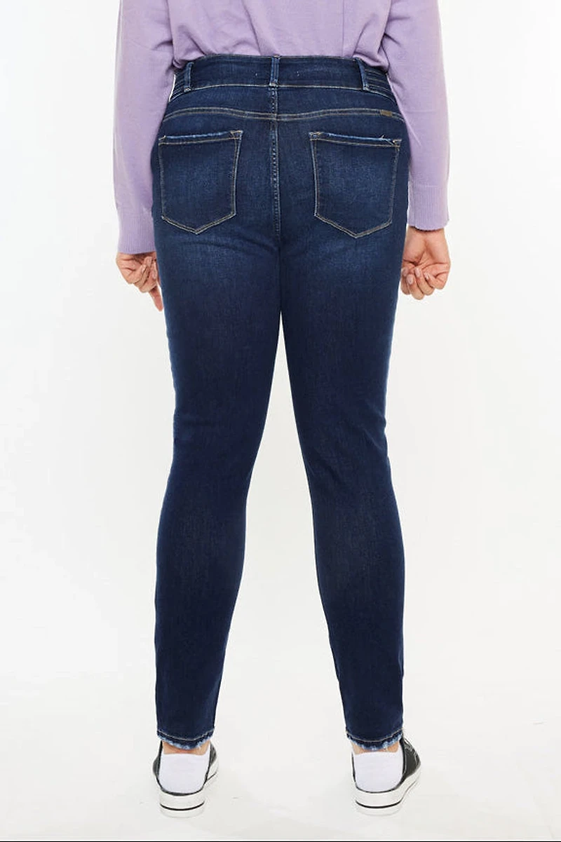 Kancan Women's Plus High Rise Super Skinny Jeans Taly