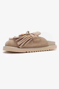 Forever & Always Womens Carol Tassel Leather Mules