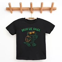 Youth Short Sleeve Graphic T-Shirt - Bruh We Back Crocodile