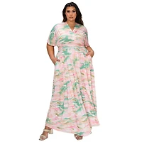 L I V D Women's Plus Reverie Empire Waist Dress