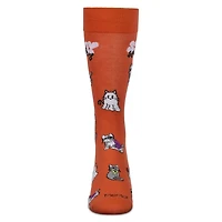 MeMoi Men's Stay Spooky Holiday Crew Socks