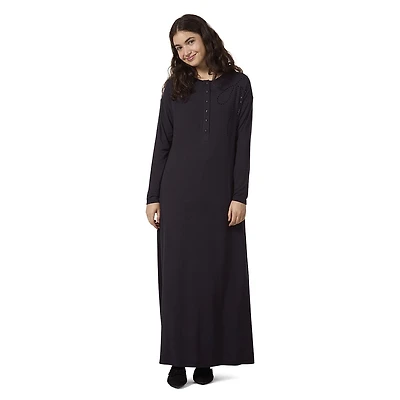 MeMoi Women's Rhinestone-Bow-Trimmed Modal Blend Nightgown