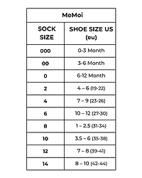 MeMoi Feathery Combed Cotton Faux Pearl Girls Crew Socks