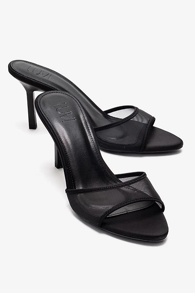 Prologue Shoes Womens Monroe Stiletto Mesh Sandal