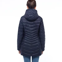 Rokka&Rolla Womens Lightweight Packable Hip-Length Puffer Jacket