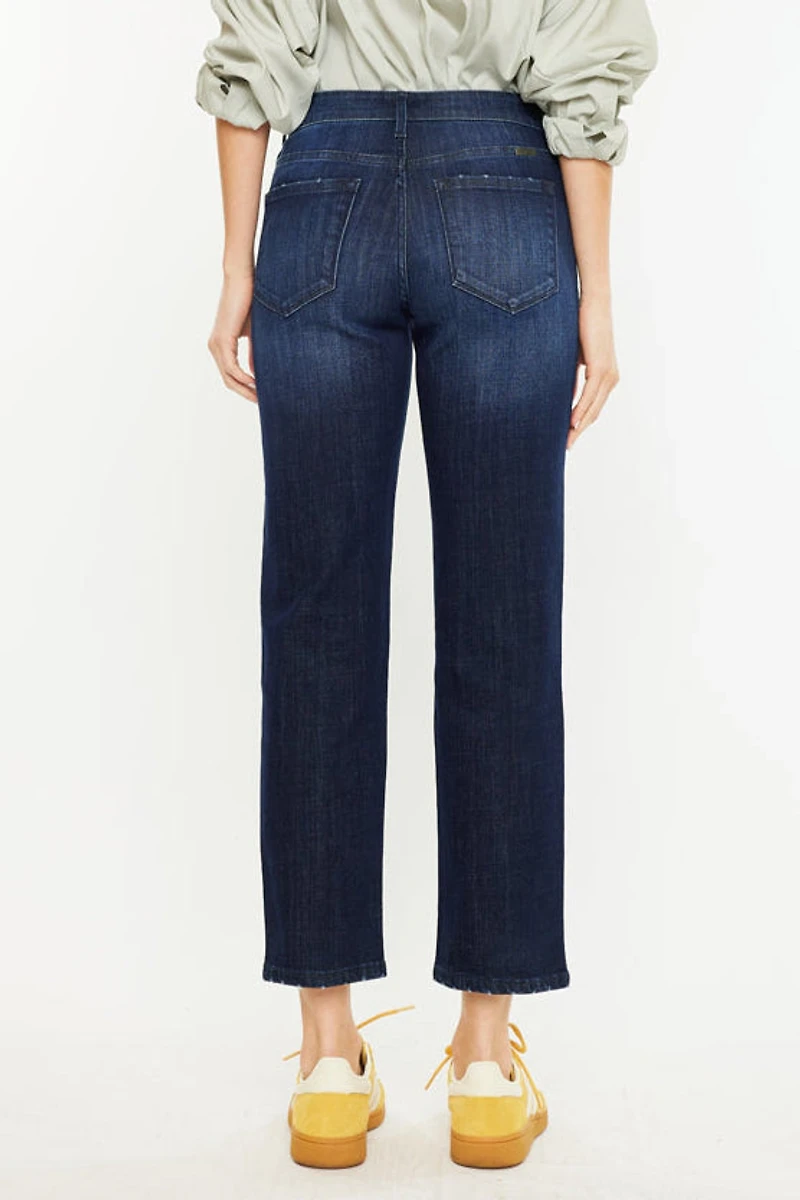 KanCan Women's Essentials Mid Rise Boyfriend Jeans Delvey