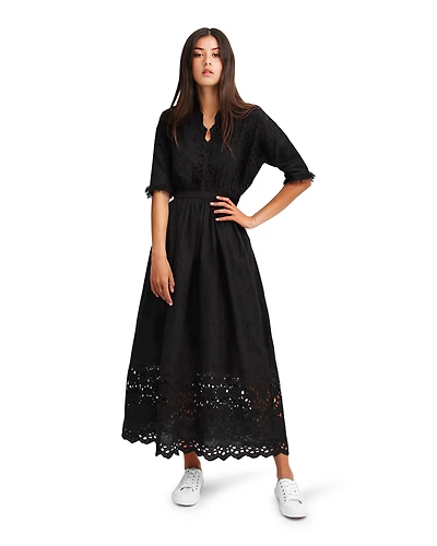 Belle & Bloom Womens All Eyes On Me Midi Dress