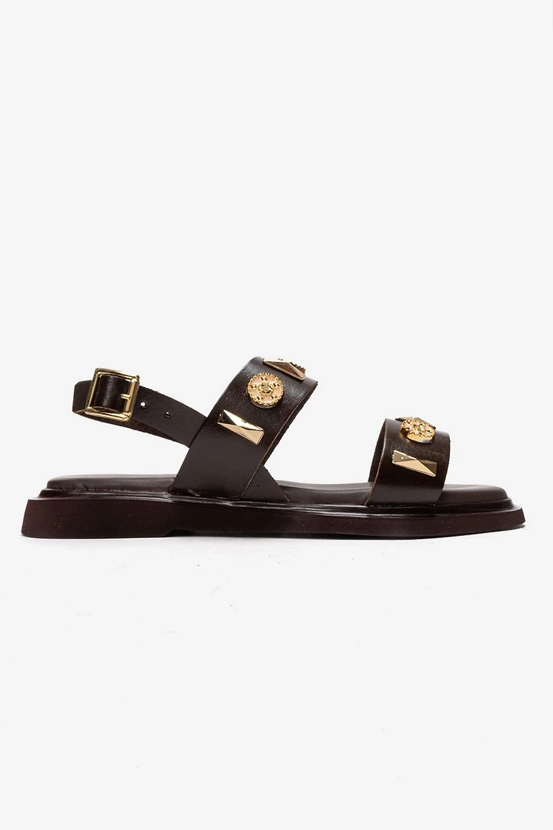 Forever & Always Womens Libera Leather Sandals
