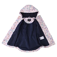 Rokka&Rolla Little & Big Kid Girls Casual Hooded Trench Coat Jacket