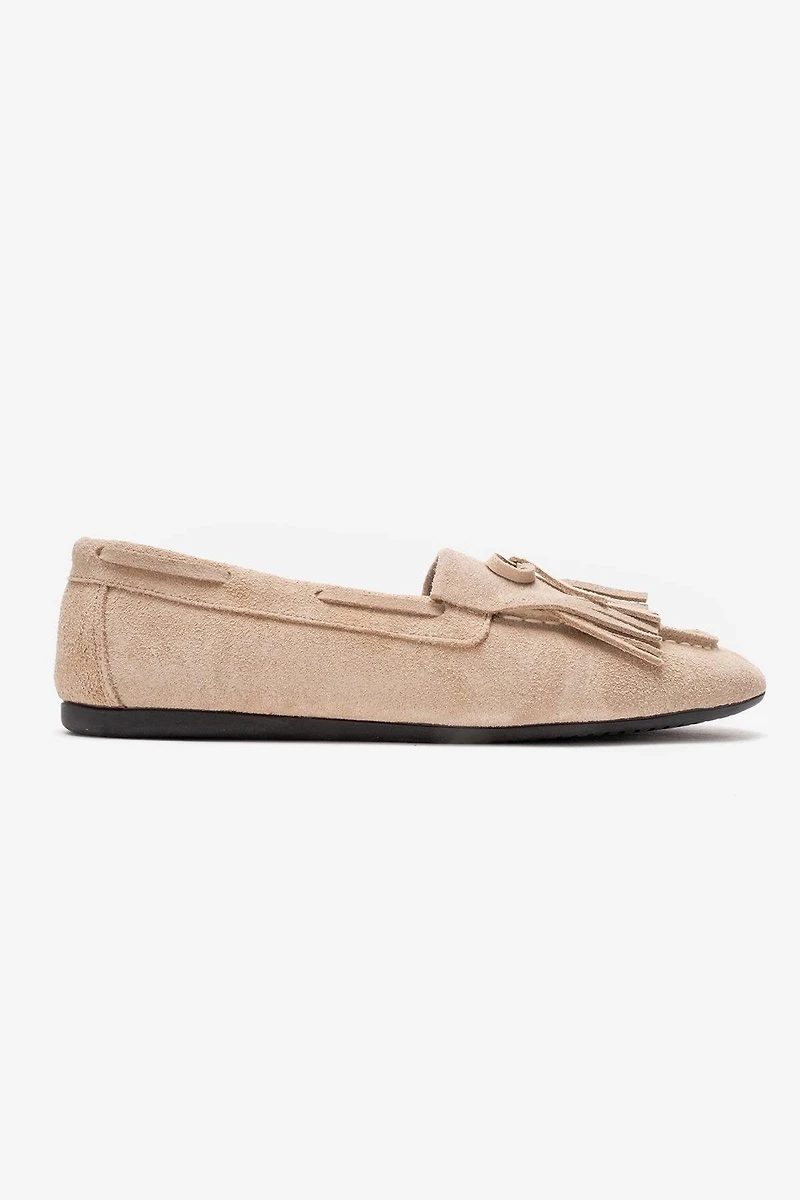 Forever & Always Womens Axeli Leather Tassel Loafer