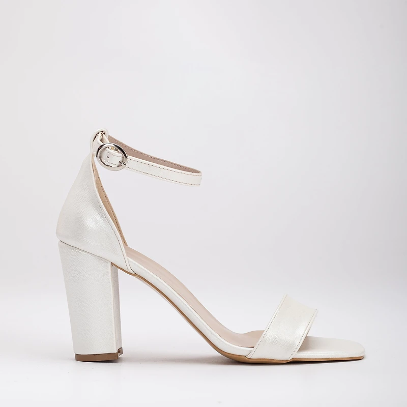Forever & Always Womens Noelle Bridal Heeled Sandals with Ribbon