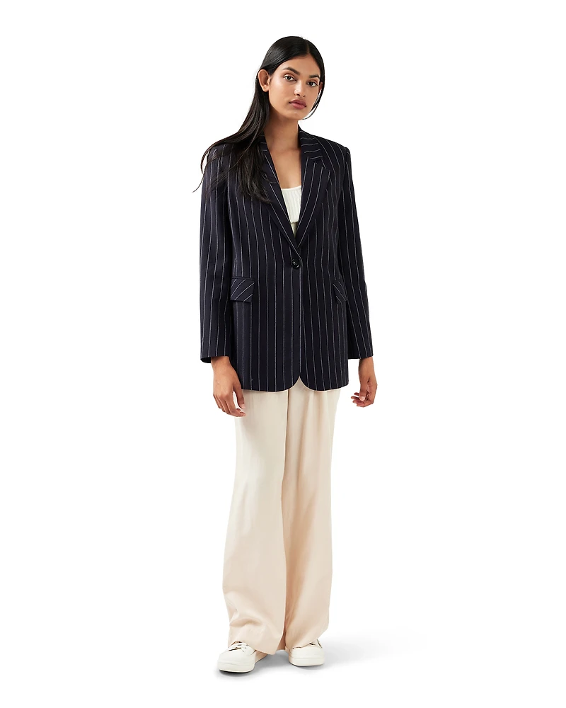 Belle & Bloom Womens Love & Mercy Striped Blazer