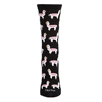 MeMoi Llamas Bamboo Blend Crew Socks