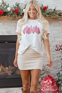 Threaded Pear Women's Quinn Trees Fashion Graphic Tee