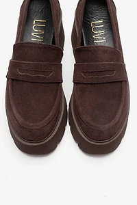 Prologue Shoes Womens Santia Chunky Platform Loafer