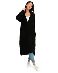 Belle & Bloom Womens Born To Run Sustainable Sweater Coat