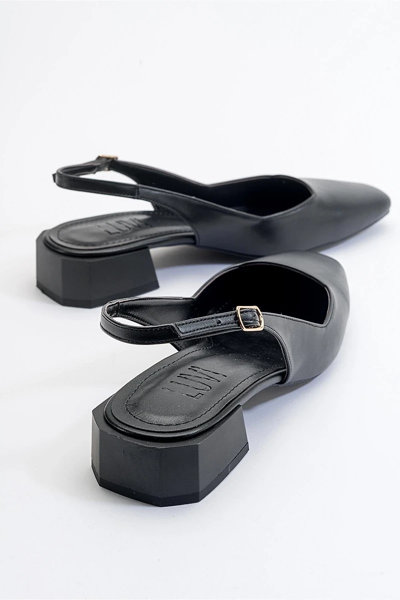Prologue Shoes Womens State Round Toe Slingback Pump