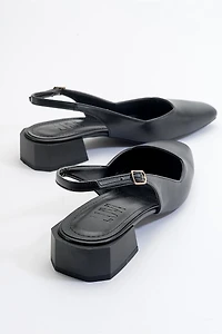 Prologue Shoes Womens State Round Toe Slingback Pump