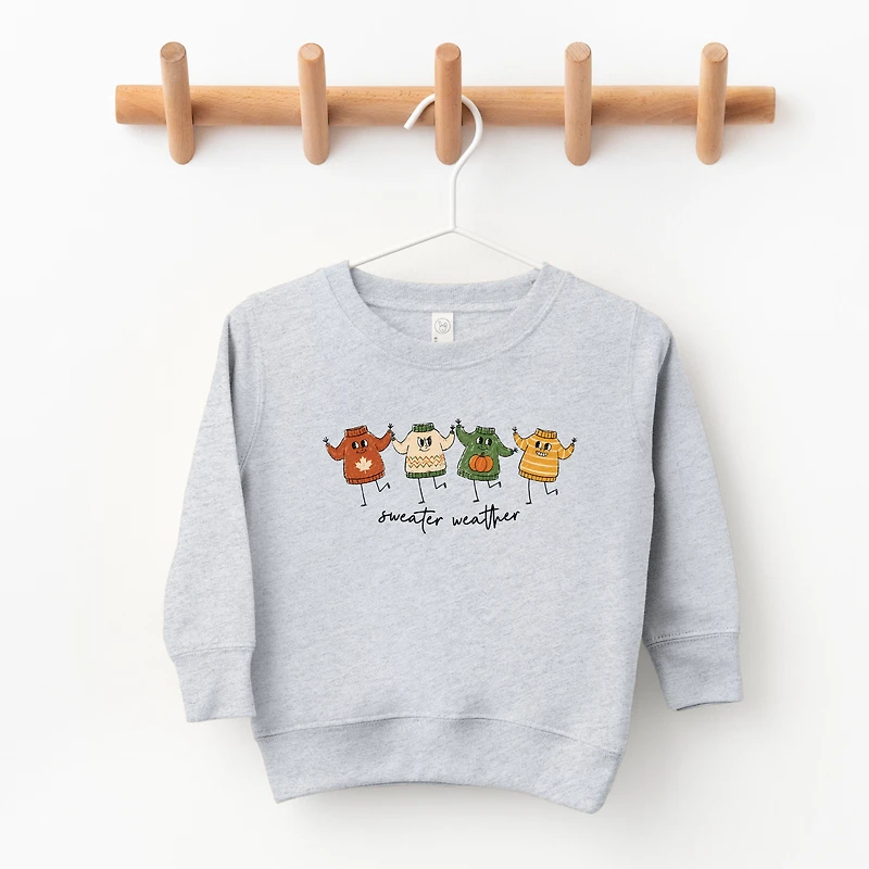 The Juniper Shop - Toddler Graphic Sweatshirt Sweater Weather Stick Figures