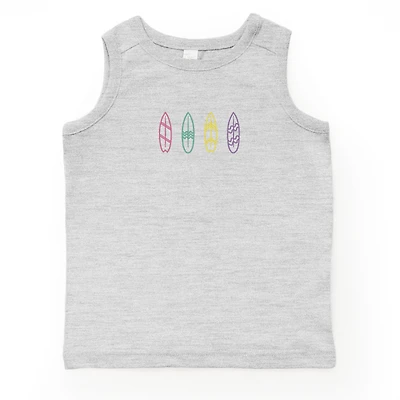 The Juniper Shop - Embroidered Surf Boards Toddler Graphic Tank