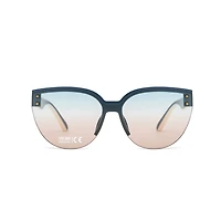 AGP PARIS Women's Clubmaster Acetate Gradient Lens UV400 Sunglasses