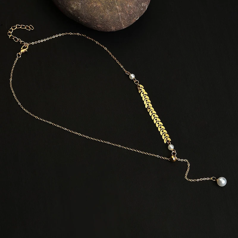 SOHI Women's Everyday Lariat Necklace