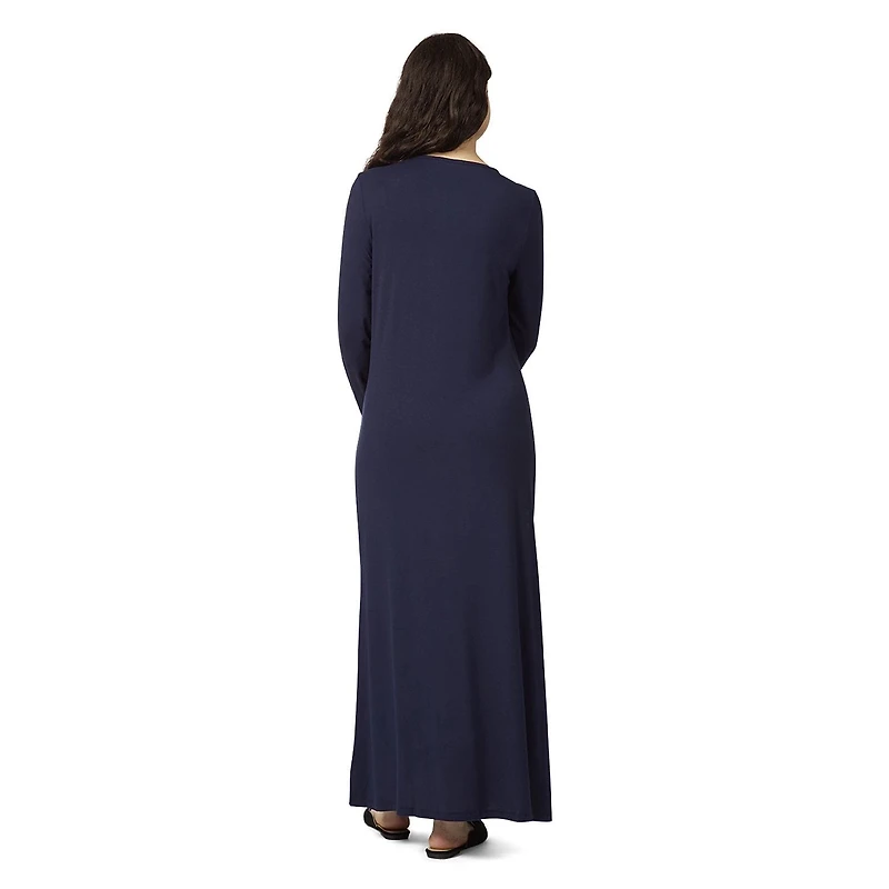 MeMoi Women's Front Tie Nursing Night Gown