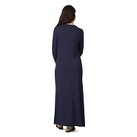 MeMoi Women's Front Tie Nursing Night Gown
