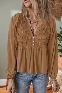 Threaded Pear Women's Elodie Bust Flow Fit Blouse