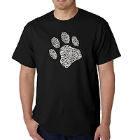 LA Pop Art Men's Word T-Shirt - Dog Paw
