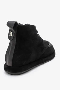 Forever & Always Womens Martas Leather Zip Boot