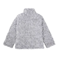 Rokka&Rolla Little & Big Kid Girls Reversible Sherpa Fleece Puffer Jacket