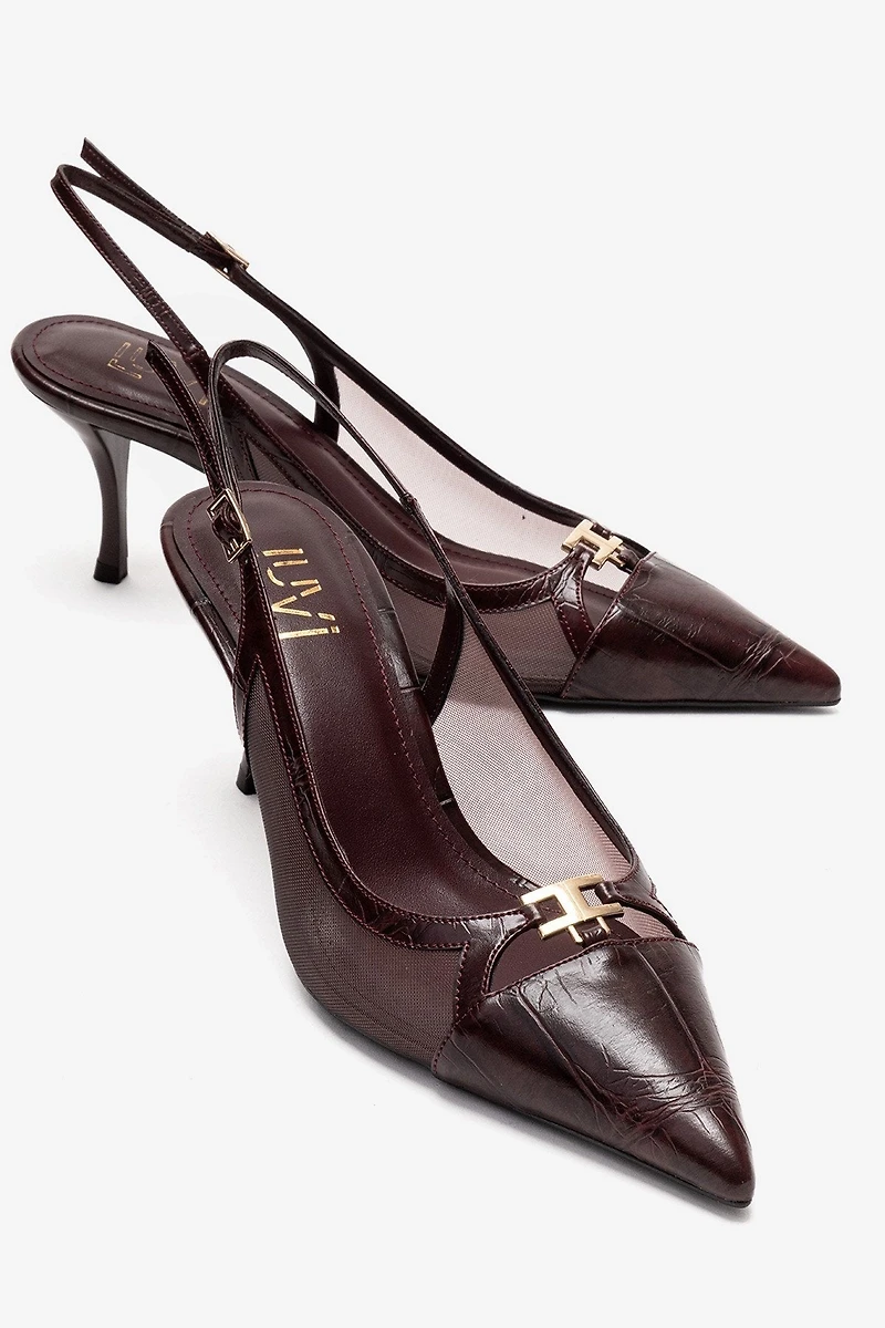 Prologue Shoes Womens Orella Stiletto Mesh Pump