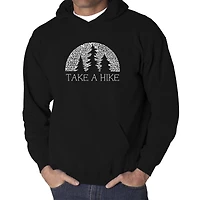 LA Pop Art Nature Lover - Men's Word Hooded Sweatshirt