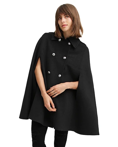 Belle & Bloom Womens On My Mind Wool Blend Cape