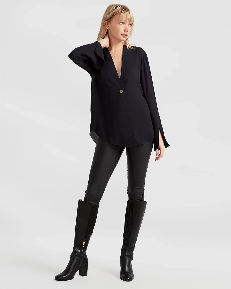Belle & Bloom Womens Sheer Genius Lightweight Blazer