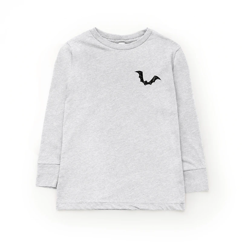 The Juniper Shop - Youth Long Sleeve Graphic T-Shirt Spooky Graffiti