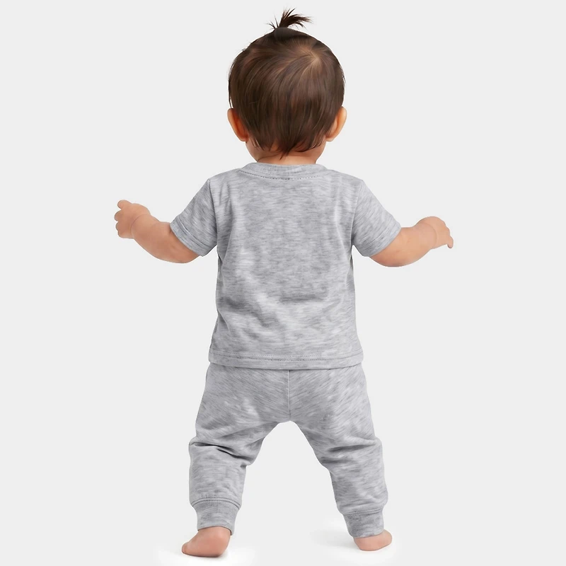 The Juniper Shop - Infant Jogger Pant Crew Set Hello Pumpkin Distressed