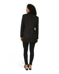 Belle & Bloom Womens Because Of You Trimmed Blazer