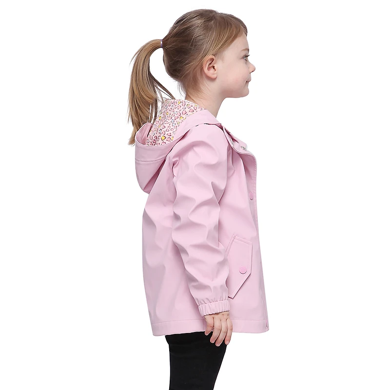 Rokka&Rolla Little & Big Kid Girls Waterproof Rain Jacket