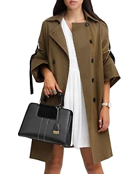 Belle & Bloom Womens Russian Romance Oversized Trench Coat