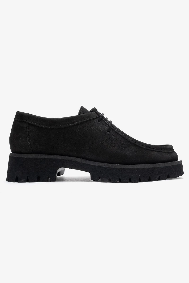 Forever & Always Womens Talia Leather Lace Up Loafer