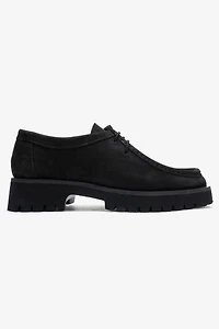 Forever & Always Womens Talia Leather Lace Up Loafer
