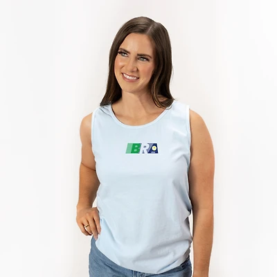 Simply Sage Market - Brazil Soccer Lines Women's Garment Dyed Graphic Tank Top