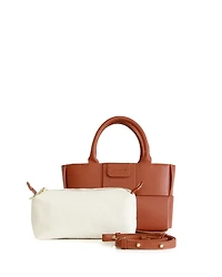 Belle & Bloom Womens Little Love Woven Crossbody Bag