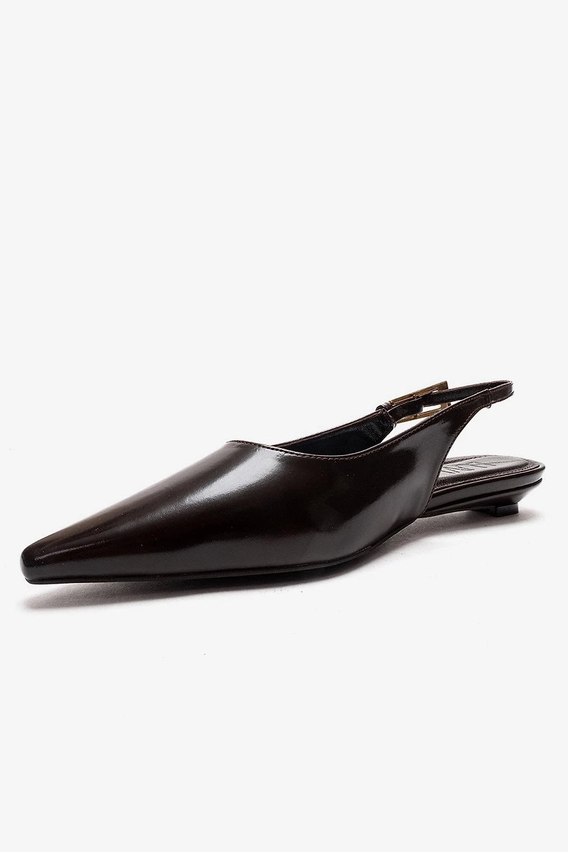Prologue Shoes Womens Jenna Slingback Pointed Toe Pump