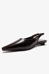 Prologue Shoes Womens Jenna Slingback Pointed Toe Pump