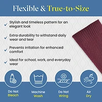 Wear Sierra Women's Knee High School Uniform 3 Pair Pack Socks
