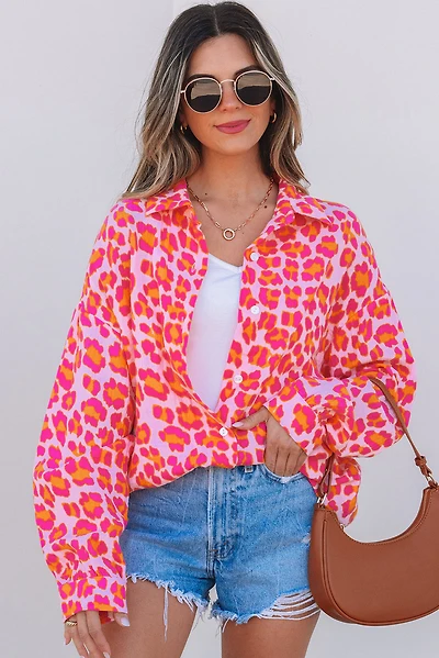 Threaded Pear Women's Harmoni Printed Up Loose Shirt
